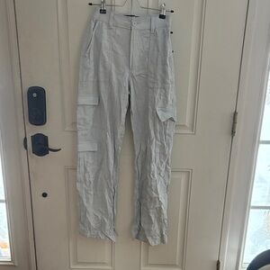Hollister Light Gray Cargo Pants